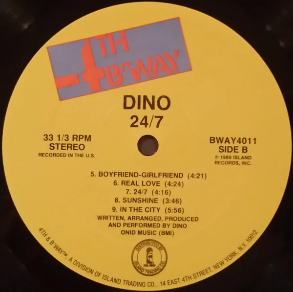 Dino - 24/7 (LP, Album) - Image 4