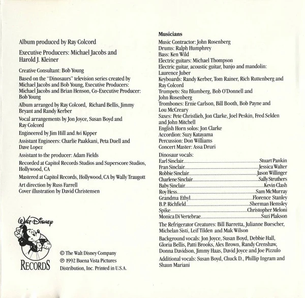 Dinosaurs - Big Songs (CD, Album) - Image 3