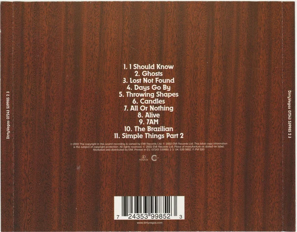 Dirty Vegas - Dirty Vegas (CD, Album) - Image 2