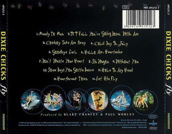 Dixie Chicks - Fly (HDCD, Album) - Image 3