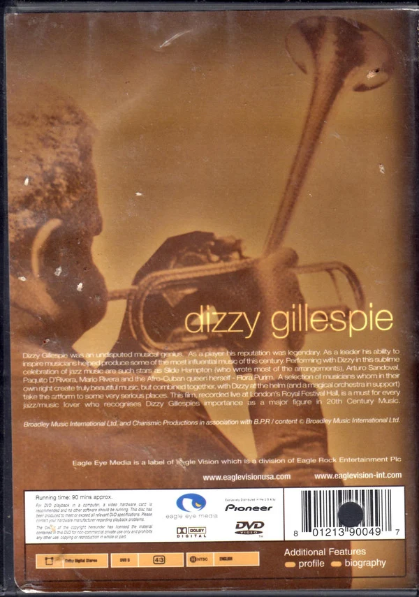 Dizzy Gillespie And The United Nation Orchestra - Live At The Royal Festival Hall, London (DVD-V, NTSC) - Image 2