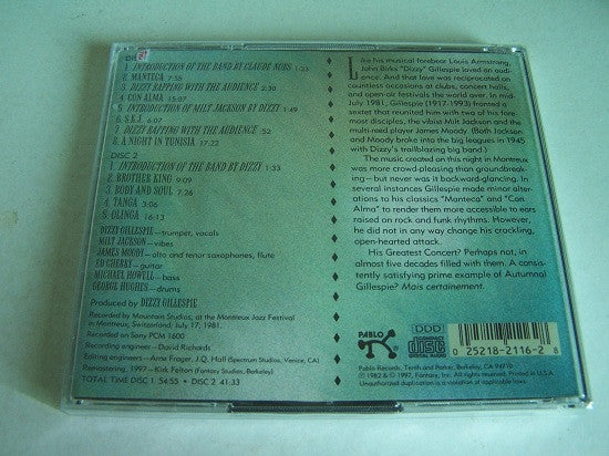 Dizzy Gillespie - Musician-Composer-Raconteur (2xCD, Comp) - Image 2