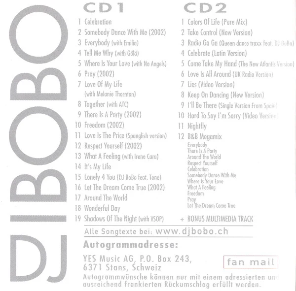 DJ BoBo - Celebration (Limited Edition 2CD) (2xCD, Album, Enh, Ltd) - Image 2