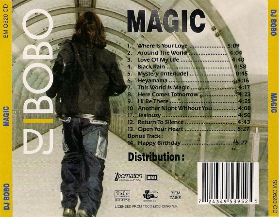 DJ BoBo - Magic (CD, Album) - Image 2