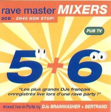 DJ Brainwasher* / DJ Bertrand - Rave Master Mixers - 5 + 6 (2xCD, Comp, Mixed)