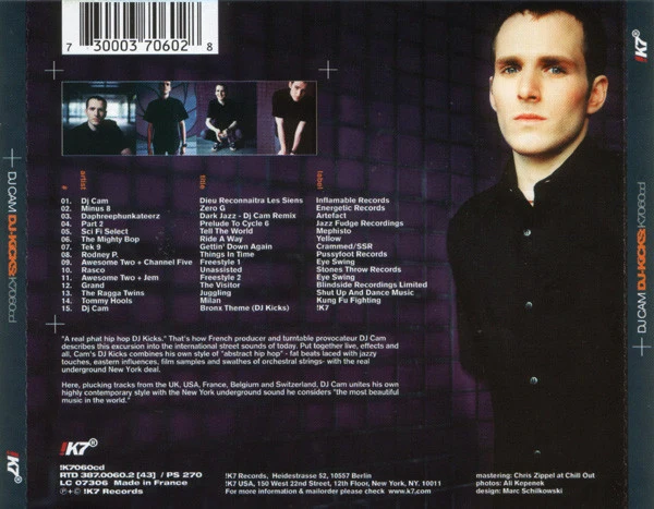 DJ Cam - DJ-Kicks (CD, Mixed) - Image 2