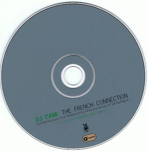 DJ Cam - The French Connection (A Continuous Mix Featuring The Sounds Of Artefact) (CD, Mixed, Dar) - Image 3
