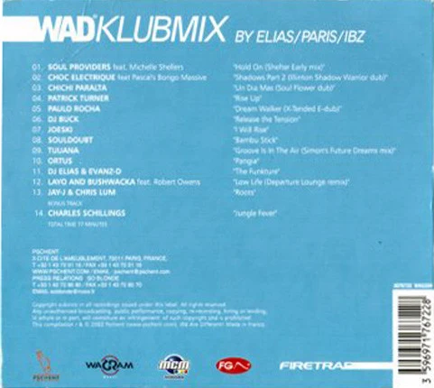 DJ Elias - Wad Klubmix (CD, Comp, Mixed) - Image 4