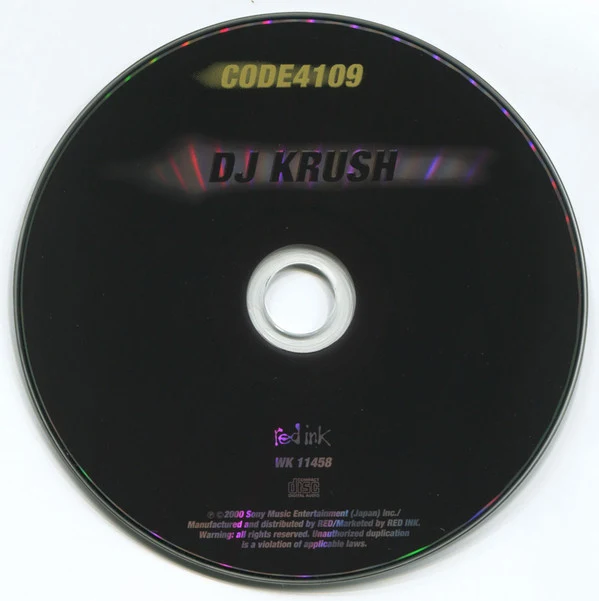 DJ Krush - Code4109 (CD, Mixed) - Image 2