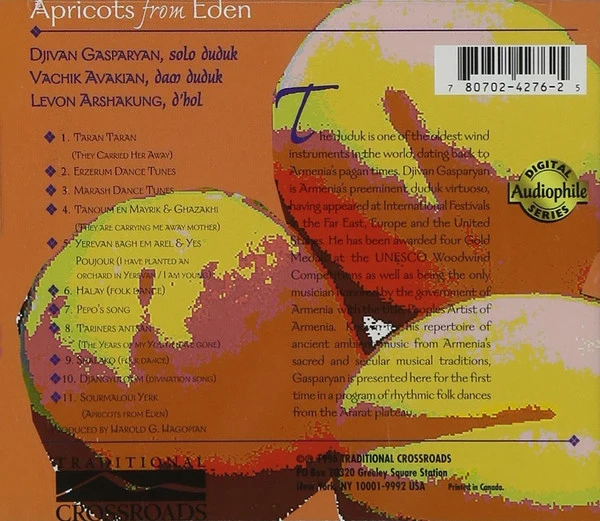 Djivan Gasparyan - Apricots From Eden (CD, Album) - Image 2