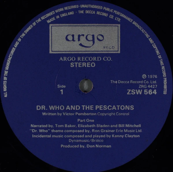 Doctor Who - Doctor Who And The Pescatons (LP, Album) - Image 3