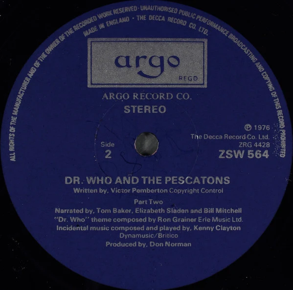 Doctor Who - Doctor Who And The Pescatons (LP, Album) - Image 4
