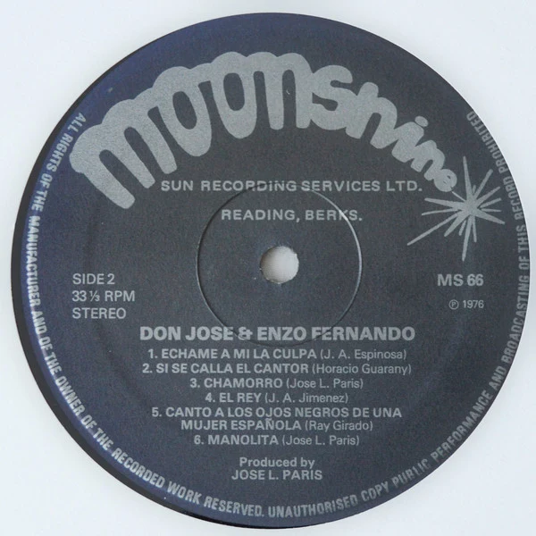 Don Jose (6), Enzo Fernando - Night Out At The Concordia Notte (LP, Album) - Image 4