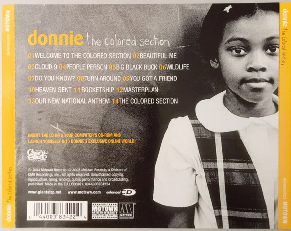 Donnie - The Colored Section (CD, Album, Enh) - Image 2