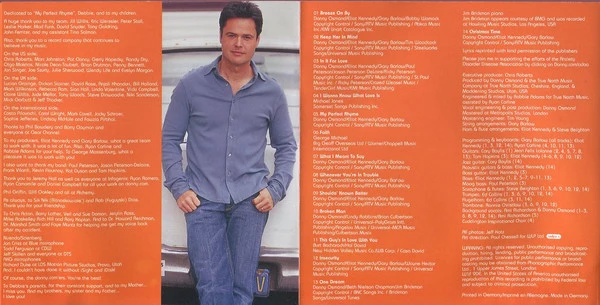 Donny Osmond - What I Meant To Say (CD, Album) - Image 3