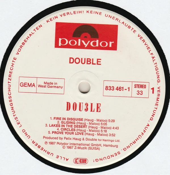 Double - Dou3le (LP, Album) - Image 3