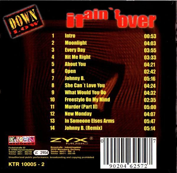 Down Low - It Ain't Over (CD, Album) - Image 2