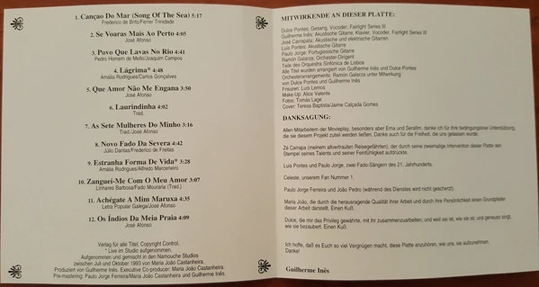 Dulce Pontes - Lágrimas (CD, Album) - Image 2