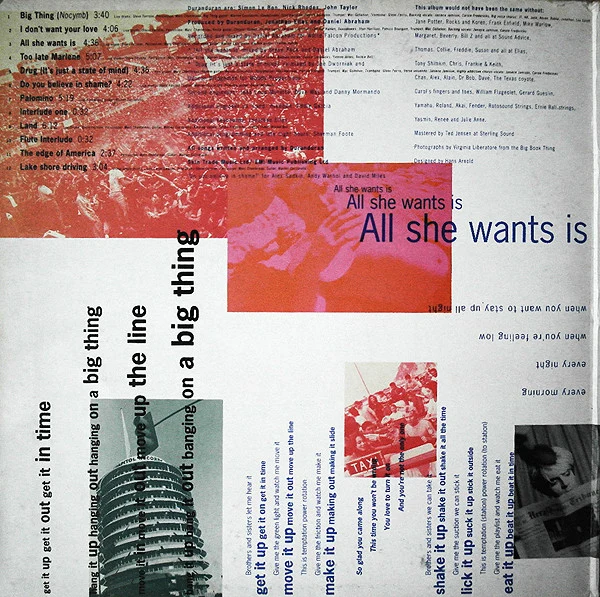 Duran Duran - Big Thing (LP, Album, Gat) - Image 2