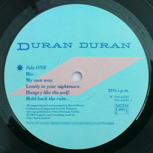 Duran Duran - Rio (LP, Album) - Image 3