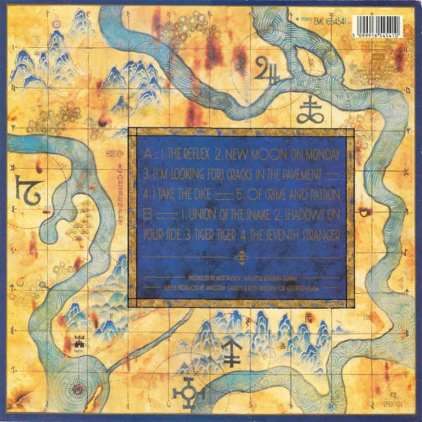 Duran Duran - Seven And The Ragged Tiger (LP, Album) - Image 2