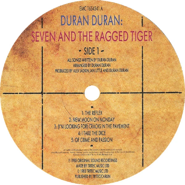 Duran Duran - Seven And The Ragged Tiger (LP, Album) - Image 5