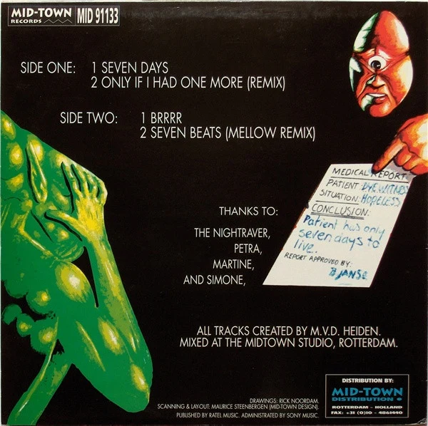 Dyewitness - Seven Days (12", M/Print) - Image 2
