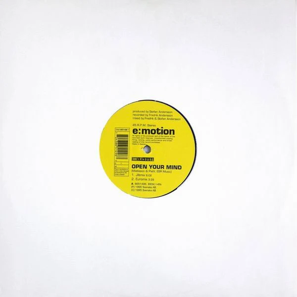 E:Motion - Open Your Mind (12") - Image 3