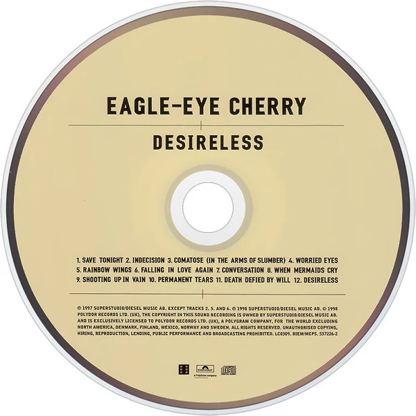 Eagle-Eye Cherry - Desireless (CD, Album) - Image 3