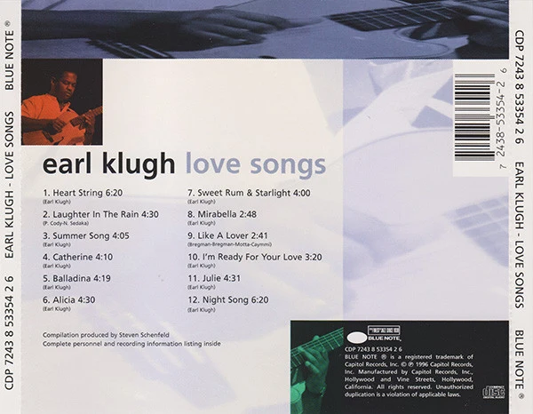 Earl Klugh - Love Songs (CD, Comp) - Image 2
