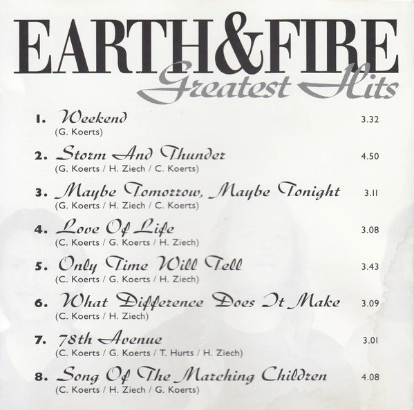 Earth & Fire* - Greatest Hits (CD, Comp) - Image 4