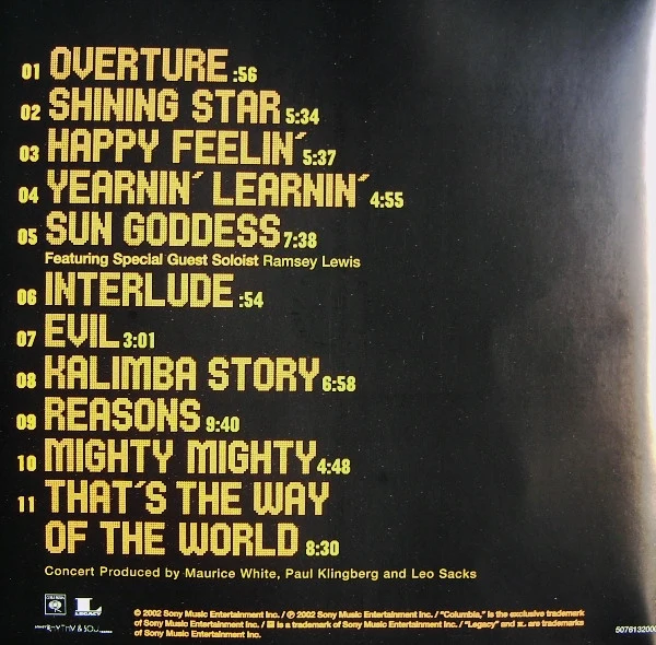 Earth, Wind & Fire - That's The Way Of The World: Alive In '75 (CD, RM) - Image 3