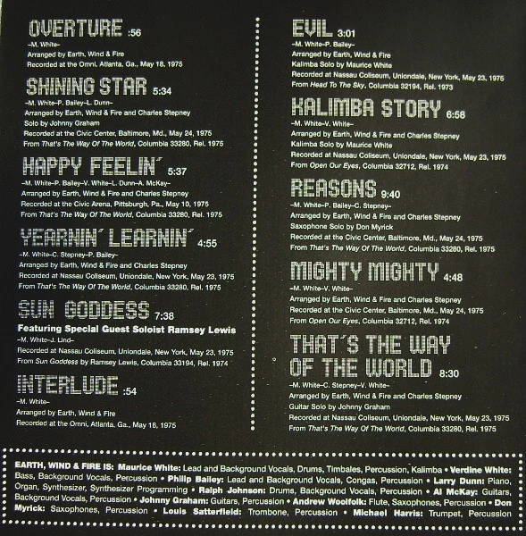 Earth, Wind & Fire - That's The Way Of The World: Alive In '75 (CD, RM) - Image 5