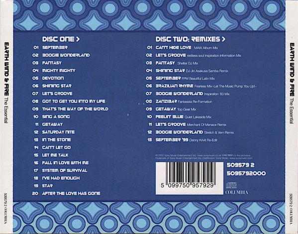 Earth, Wind & Fire - The Essential Earth, Wind & Fire (2xCD, Comp) - Image 2