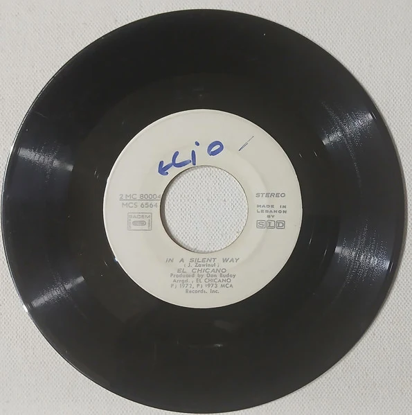 El Chicano - Last Tango In Paris / In A Silent Way (7") - Image 2