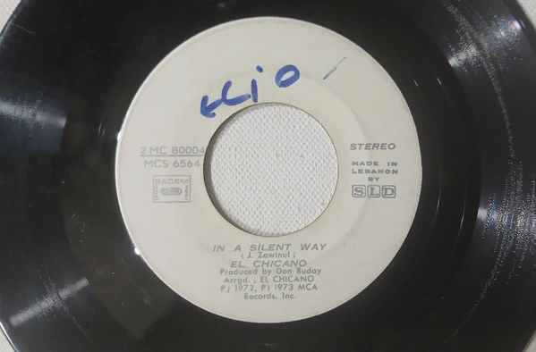El Chicano - Last Tango In Paris / In A Silent Way (7") - Image 3
