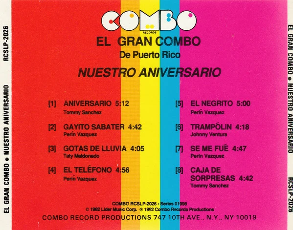 El Gran Combo - Nuestro Aniversario (CD, Album) - Image 2