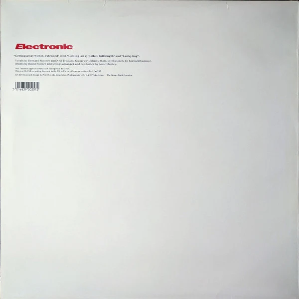 Electronic - Getting Away With It... (12", Single) - Image 2