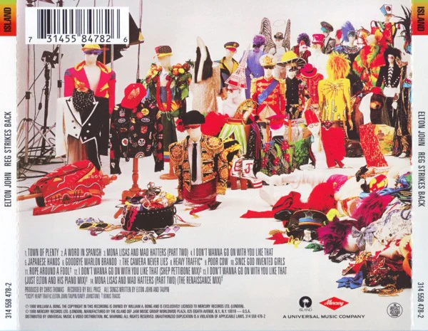 Elton John - Reg Strikes Back (CD, Album, RE, RM) - Image 3