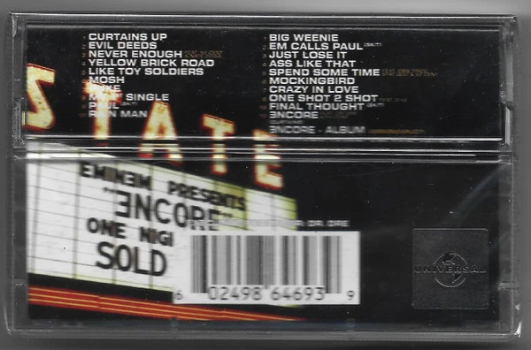 Eminem - Encore (Cass, Album) - Image 2