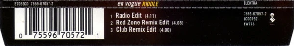 En Vogue - Riddle (CD, Maxi) - Image 2