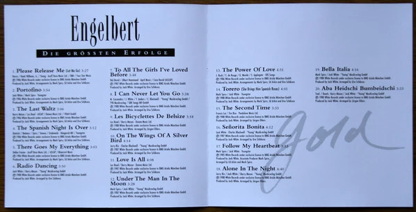 Engelbert Humperdinck - Gold (CD, Comp) - Image 4