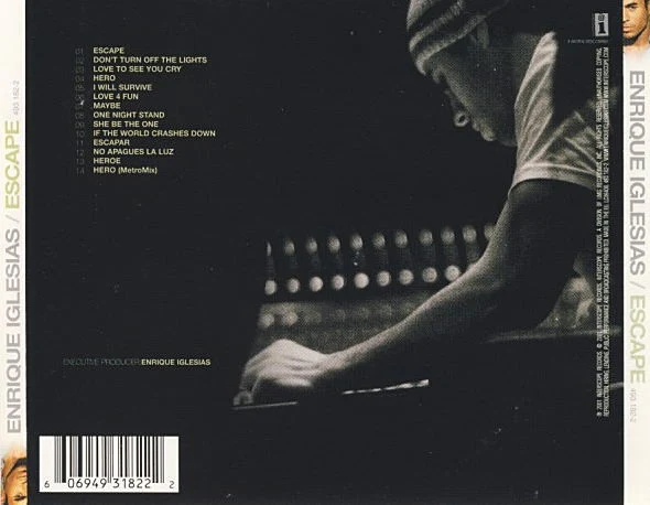 Enrique* - Escape (CD, Album, Uni) - Image 2