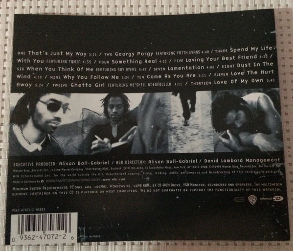 Eric Benét - A Day In The Life (CD, Album, Enh) - Image 3