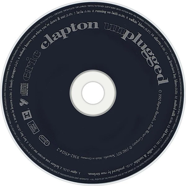 Eric Clapton - Unplugged (CD, Album, RP) - Image 2