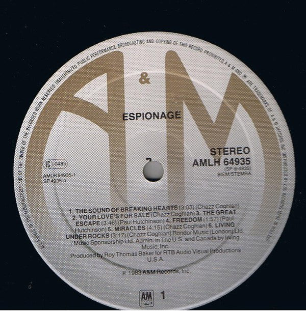 Espionage  - Espionage (LP, Album) - Image 3