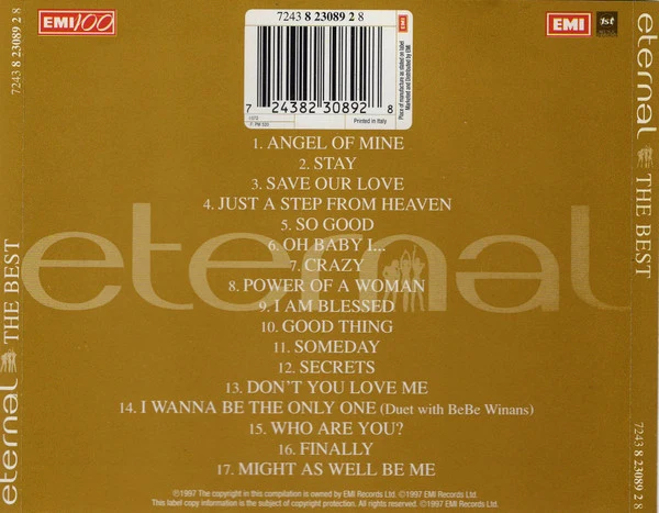 Eternal - The Best (CD, Comp) - Image 2
