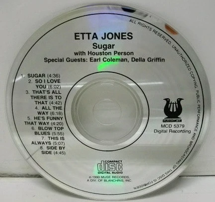 Etta Jones - Sugar (CD, Album) - Image 2