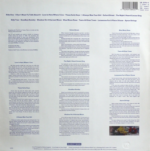 Everything But The Girl - Idlewild (LP, Album) - Image 2