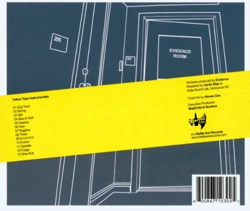 Evidence (2) - The Yellow Tape Instrumentals (CD, Album) - Image 2